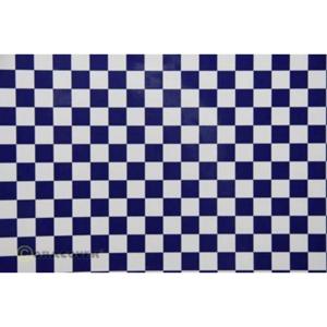 Oracover 44-010-052-010 Strijkfolie Fun 4 (l x b) 10 m x 60 cm Wit, Donkerblauw