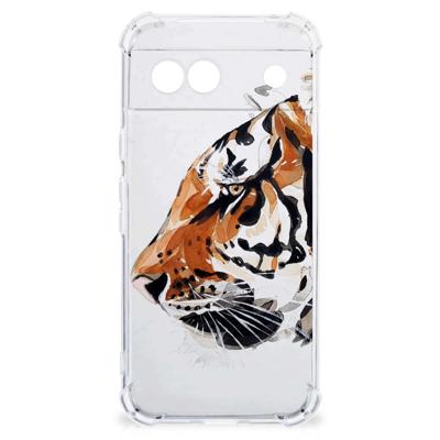 Back Cover Google Pixel 8A Watercolor Tiger Back Cover Google Pixel 8A Watercolor Tiger