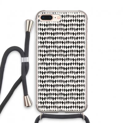 Crazy shapes: iPhone 7 PLUS Transparant Hoesje met koord