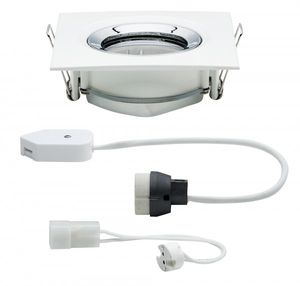 Paulmann Nova Inbouwlamp voor badkamer Halogeen GU10, GU5.3 35 W IP65 Wit (mat), Chroom