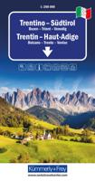Wegenkaart - landkaart 3 Trentino - Sudtirol, Zuid Tirol | Kümmerly & Frey