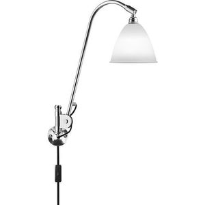 Gubi Bestlite BL6 Ã˜16 Wandlamp - Chroom & Porselein