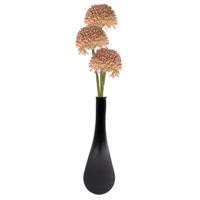 Allium/Sierui Globemaster kunstbloem - 5x - stelen - zalmroze - 44 cm - Natuurlijke uitstraling