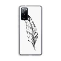 Pluim: Samsung Galaxy S20 FE / S20 FE 5G Transparant Hoesje