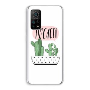 I love cacti: Xiaomi Mi 10T 5G Transparant Hoesje