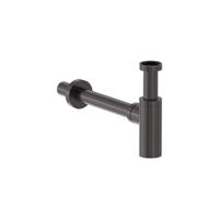 Designsifon MAY Geborsteld Carbon Black PVD