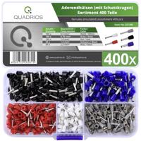 Quadrios 22C482 Assortiment adereindhulzen 0.5 mm², 0.75 mm², 1 mm², 2.5 mm² Deels geïsoleerd 400 stuk(s)