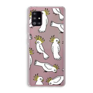 Papegaai: Samsung Galaxy A51 5G Transparant Hoesje