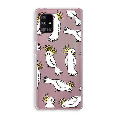 Papegaai: Samsung Galaxy A51 5G Transparant Hoesje