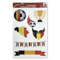 Raamstickers EK/WK Voetbal België 8174 - thumbnail