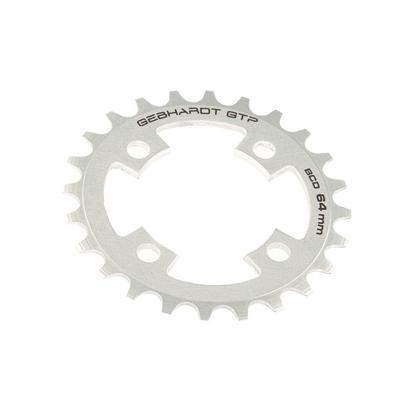Gebhardt kettingblad 22t 4-gaats zilver shimano - grijs