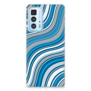 Motorola Edge 20 Pro TPU bumper Waves Blue