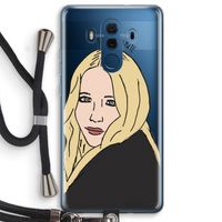 Mary Kate: Huawei Mate 10 Pro Transparant Hoesje met koord