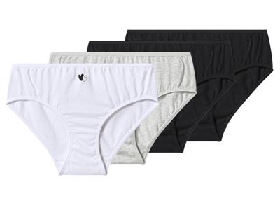 esmara Set van 4 kinder onderbroeken (Zwart/grijs, 158/164)