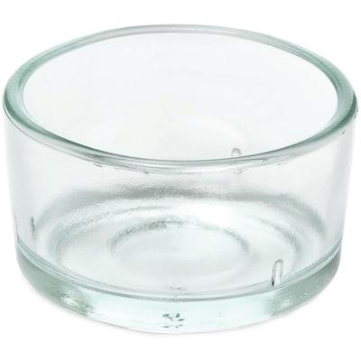 Trend Candles theelichthouder - glas - transparant - 4x3 cm - waxinelicht