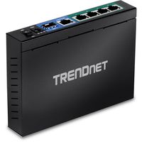 Trendnet TPE-TG611 netwerk-switch Gigabit Ethernet (10/100/1000) Power over Ethernet (PoE) Zwart - thumbnail