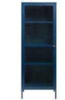 Vitrinekast Bronco Blauw H160 cm - Giga Living