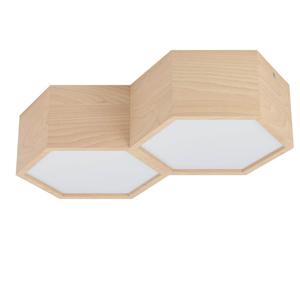 Eglo Houten plafondlamp Mirlas 2-lichts 98861