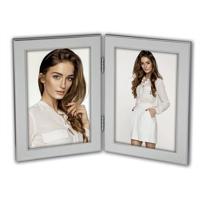 Zep fotolijst s4024 olimpia silver double 2x10x15 cm Zep fotolijst s4024 olimpia silver double 2x10x15 cm
