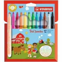 Stabilo Trio Jumbo viltstiften 12