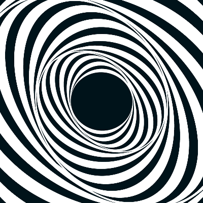 Zwart Wit hypothetisch Patroon vinyl tapijt