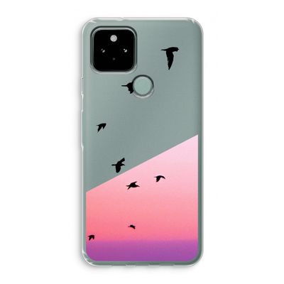 Fly away: Google Pixel 5 Transparant Hoesje