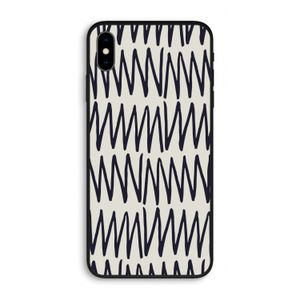Marrakech Zigzag: iPhone XS Max Biologisch afbreekbaar hoesje