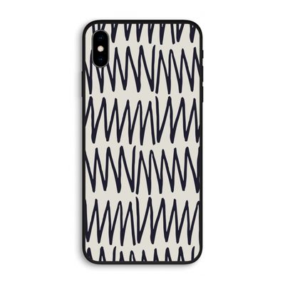 Marrakech Zigzag: iPhone XS Max Biologisch afbreekbaar hoesje