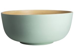 Gusta schaal bamboe 26,8x11,5cm groen