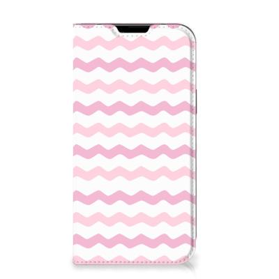 Apple iPhone 14 Plus | Hoesje met Magneet | Waves Roze