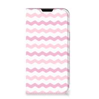 Apple iPhone 14 Plus | Hoesje met Magneet | Waves Roze