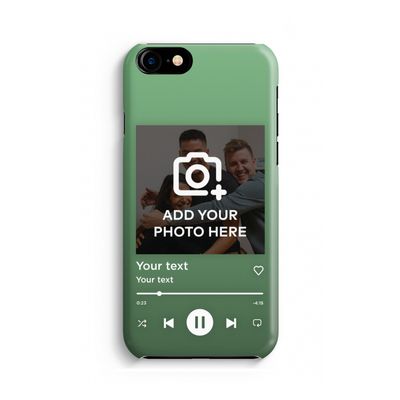 Music Player: Volledig Geprint iPhone 7 Hoesje