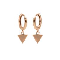 Karma Oorringen Hinged Hoops Triangle Rosé