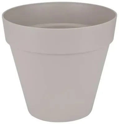 Elho loft urban bloempot rond 20 cm warm grey