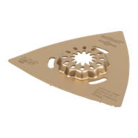 Wolfcraft Schuurzool | "Expert" | Hard metaal-bestrooid | STARLOCK-centreerhals | 80mm | 1 stuk - 4246000 Wolfcraft Schuurzool | "Expert" | Hard metaal-bestrooid | STARLOCK-centreerhals | 80mm | 1 stuk - 4246000