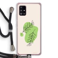 Beleaf in you: Samsung Galaxy A51 5G Transparant Hoesje met koord