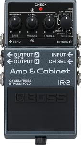 Boss IR-2 Amp & Cabinet gitaarversterker simulator & impulse response loader