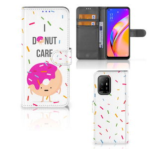 OPPO Reno5 Z | A94 5G Book Cover Donut Roze