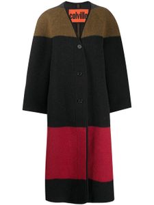 colville cardigan colour block - Marron