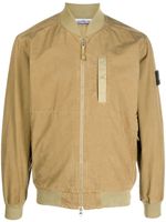 Stone Island veste bomber à patch logo - Marron - thumbnail