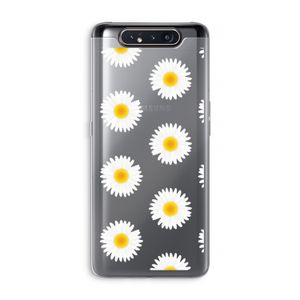 Margrietjes: Samsung Galaxy A80 Transparant Hoesje