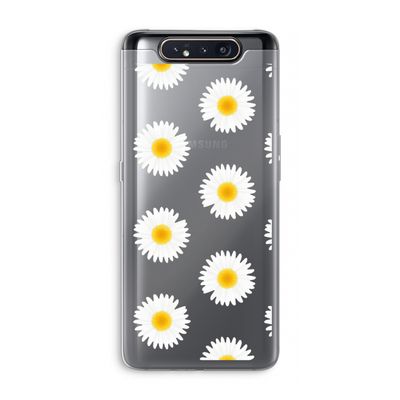 Margrietjes: Samsung Galaxy A80 Transparant Hoesje