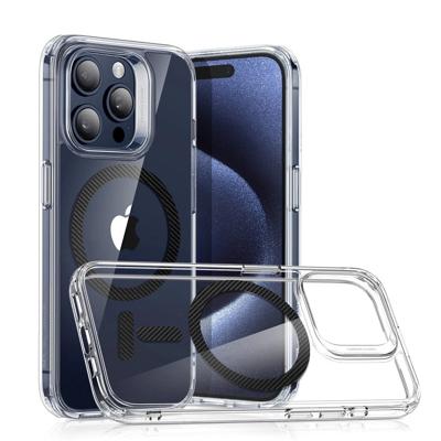 iPhone 15 Pro Max Classic Hybrid Case (HaloLock) - Carbon Fiber