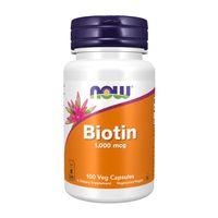 Biotine 1000mcg Now Foods 100v-caps - thumbnail