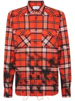 Philipp Plein Gothic Plein tartan-print shirt - Noir - thumbnail