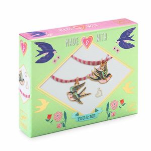 DJECO you&me Lint en Vogels Armband groen