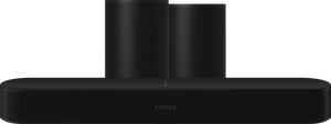 Sonos Beam Gen2 Zwart + 2x Era 100 Zwart