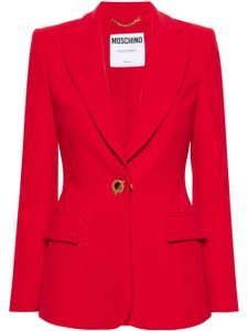 Moschino blazer à brandebourgs - Rouge