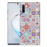 Samsung Galaxy Note 10 Plus TPU Siliconen Hoesje Tiles Color