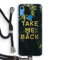 Take me back: Huawei Y6s Transparant Hoesje met koord